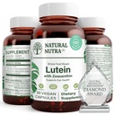 טבעי Nutra Lutein ו Zaxanthin תוספת, לשמור על חזון בריאות, מגן תאים בעיניים, לשפר את רמת Zeaxanthin & Isomers, תמיכה בריאות העין, Gluten חינם, Soy חינם, 20 מ"ג - 30 קפסולות