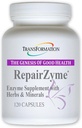 TRANSATION GENESIS of GOOD HEALTH FixZyme High-Potency Digestive Enzyme בלגן תוסף טבעי עם חומרי גלם צמחיים ומינרלים חיוניים ל- Gut, Digest & Total Wellness, 120 קפסולת