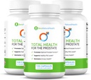 בריאותו הטבעית של בן לבריאות כוללת עבור תוסף Prostate עם Beta Sitosterol ויטמינים C, D, E, Zinc ו Turmeric, 360 Vegicaps, 3 Pack
