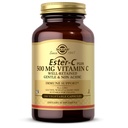 Solgar Ester-C Plus 500 מ"ג ויטמין C (Ascorbate Complex), 100 קפסולות ירקות - Gentle & Non Acidic - Antioxidant & Immune Support - Non GMO, טבעוני, Gluten Free, כשר - 100 משרתים