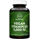 MRM תזונה ויטמין D35,000 IU - עבור נשים וגברים - High Potency Pure Cholecalciferol מ Lichen, טבעוני Calcium Absorption תמיכה בריאות העצם & Immune - non-GMO & Gluten-Free - 60 משרתות חינם - 60 לשרתים