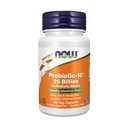 תוספי מזון עכשיו, Probiotic-10TM, 25 מיליארד, עם 10 Probiotic Strains, חלב, סויה וגלוטן חינם, סטרין מאומת, 50 קפסולות Veg.