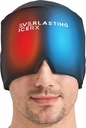 טופס Fitting Gel Ice Head Relief Hat - Cold Therapy Head Relief Cap/Ice Head Wrap Ice Pack Mask, Cold Compress Headache הקלה ב- Tension & Stress, 20% יותר גל, Migraine הקלה שחורה