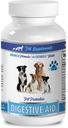 כלב מתייחס לנשימה רעה - DOG DIGESTIVE AID PROBIOTICS - NATURAL APPROACH - SOLUTION TO BAD AND GAS - COUNTER DIARRHEA - חבילת כלבים פרוביוטיקה - 1 בקבוק (60 טיפולים)