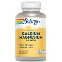 SOLAרי Calcium Magnesium תוסף מגנזיום, מגנזיום ו Calcium תוספי לנשים וגברים, 2:1 Ratio, בריאות העצם וכוח, טבעוני, אחריות גבוהה 60 יום, 45 משרתים, 180 VegCaps