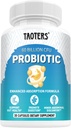Probiotics for Digestive Health, 60 מיליארד CFU - 10 Strains | Prebiotics and Probiotics - Immune & Gut Health for Women & Men | תמיכה ב- pH Balance, Diarrhea, Gas & Bloating | 30 קפסולות