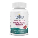 Nordic Naturals Zero Sugar Probiotics - Strawberry Watermelon Flavor - 40 מסטיקים - תמיכה בריאות בריאות עיכול & Immune - non-GMO - צד שלישי נבדק - טבעוני - 20 משרתים