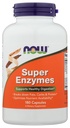 עכשיו תוספים, Super Enzymes, פורמולה עם Bromelain, Ox Bile, Pancreatin ו Papain, Super Enzymes, 180 קפסולות