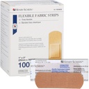 הנרי Schein Sterile Adhesive fabric Bandages, 1 " x 3" - Box of 100 רצועות גמישות, נשימה - Soft, למתוח כיסויים עבור עזרה ראשונה, שימוש רפואי, מרפאות וערכת חירום