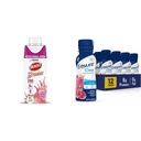 BOOST CA Clear Nutritional Drink, 9g חלבון, 250 חומרים מזינים-Rich Calories, Wild Berry, 8 floz & Secure Nutrition drink, 0g fat, 8g של חלבון, Blueberry Pomegranate, 10 Fl Oz Oz Oz