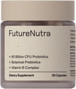 10 סטרינס מתקדם, Prebiotics ו B ויטמינים לבריאות Total Digestive & Immune, תומך Occasional Constipation, Bloating, Diarrhea - 30 Count/Bottle