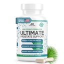 Best Over-the-Counter Prostate Support Health Supplement for Men - 600 מ"ג ראו את פאלטו 300 מ"ג Pygeum - 16 Herbs + Zinc - הקלה מ- Enlarged Prostate & stop Frequent Urination - 60 קפסולות