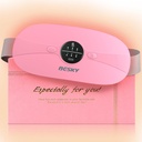 Besky Heating Pad for Cramps, Cordless Menstrual Heating Pad, Heating Pads עם 3 רמות חום ו 3 מצבי עיסוי, עבור Back or period Pain הקלה, המתנות הטובות ביותר עבורה, נשים ונערה (Pink)