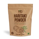 MB Herbals Haritaki אבקת 8 oz / 227 גרמה / 0.5 lb | אבקת Inknut | טרמינלia chebula Harde Chebulic Myrobalan