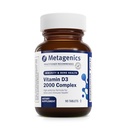 Metagenics D3 2000 IU Complex ויטמין D3 - תמיכה בריאות העצם, Immune & בריאות inflammation תגובה * עם Isoflavones for Absorption - Gluten Free - 3 חודשים אספקה - 90 הרוזן