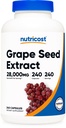 Grape Accost Seed לחלץ 28,000 מ"ג, 240 קפסולה - non-GMO, Gluten Free, Vegetarian Friendly