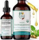 Ashwagandha Tincture - מקדם Vitality, Calms the Mind, Immune Support, Fitogen, Lemon Balm, Herbal Supplement - 2 Fl Oz