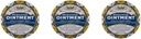 Rawleigh Medicated Ointment: 4.5 oz Blue Tin, צ'סטר צ'סט רוב עבור Cold, Nasalונגestion, Small Aches & Pain, עם קמפור, Menthol & Eucalyptus, non-Gry Formula - חבילת של 3 3