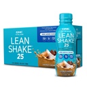 GNC Lean Shake 25 חלבון שקד, קלינית פרובנס ניהול משקל, החלפת Meal, 25g חלבון עם Zero הוסיף סוכר, מוכן לשתות, קוקוס קארמל, אריזה של 12