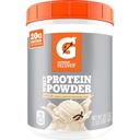 אבקת חלבון של Gatorade Whey, 20 משרתות Per Canister, 20 גרם של חלבון עבור משרת, וניל, 19.7