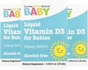 California Gold Nutrition Baby ויטמין D3 - נוזל D3 עבור תינוקות, Vegetarian Friendly - תמיכה התפתחותית - אלכוהול וגלוט חינם, non-GMO - 10 mcg (400 IU) - 0.34 oz (10 מ"ל), 3 מ"ל, 3
