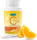 1000 מ"ג ויטמין C, Immune Support, 120 טבליות Chewable, 60 יום אספקה, Gluten-Free, Orange Flavor