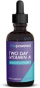 I'm Powered Two Day ויטמין A - 2 oz Natural ויטמין A Drops 400,000 IU לכל משרת (3 מ"ל), תומך בבריאות החיסון