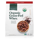 אבקת חלבון טבעי Whey - שוקולד, 5 lbs - Grass פד אורגני, טהור, Keto & Paleo Friendly, Low Carb, כשר, non GMO - גודל משפחה A2 חלבון
