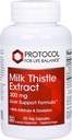 פרוטוקול חלב Thistle Extract 300 מ"ג - עבור תמיכה חיה בריאה * עם Artichoke Leaf & Dandelion Root - טבעוני & כשר - 90 Veg כמוסות