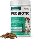 Wellnergy Daily Probiotic & Prebiotics Soft Chew for Dogs & Cats - תמיכה תזונתית עבור Dihilhea, Constipation, Upset Stomach, Indigestion & Gas - Helps Digest, Allergy & Immune Health 160ct