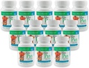 AlkaPan (12 Pack) Best Process Alkaline - תוסף Natural Digestive - Pancreatic Enzymes with Antioxidant-Rich Superfoods & Digestive Herbs