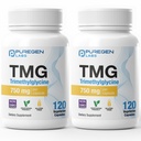 Puregen Labs TMG 750 מ"ג - תוסף Trimethylglycine - מעודד רמות Homocysteine בריאות, non-GMO, no Gluten and Milk | Made in USA - 2 Pack - Total 240 קפסולות צמחוניות