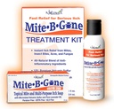 Mite Treatment Lotion & Soap על ידי Mite-B-Gone | Natural Relief for Acne, Bug Bites, Skin Redness & Itching, Discomfort & Rosacea | Safe for Kids and Adults