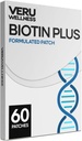 Veru Wellness Biotin Plus Daily Patch - B7, Collagen - self Adhesive Time Release Patch