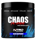 תוספי Nitro - Chaos - Non Stim Pre-Workout (30 Sevings) Beta-Alanine, L-Citrulline, Arginine, Creatine, Tairine Stim-Free Non-Stimulant (30 משרתים, Blue Raspberry)