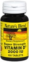 ויטמין D3 2000 IU Super Power - 100 טבליות, Pack של 3