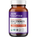 New Chapter Calcium תוסף - Bone Power Organic Calcium with Magnesium, ויטמין D3+K2, 70+ Trace מינרלים לבריאות העצם, Gluten Free, Easy to Swallow Slims - 270