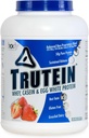 אבקת חלבון גבוהה גוף Trutein גבוה חלבון: 45% Whey, 45% מקרהין, 10% ביצה לבן, Gluten-Free, Low Sodium, Grass פד Whey חלבון אבקת, תוספת של התעמלות & ארוחת בוקר שקד, סטרוגים ו Cream, 4lb