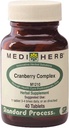 MEDIHERB Cranberry Complex - Encourage Healthy Urinary Tract - קידום פלורה בריאה ב Urinary Tract - רכיבים טבעיים - תוספי צמחי אורגני - המיוצר בארה"ב - 40 Tabs