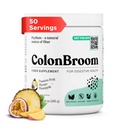 קולון Broom Psyllium Husk אבקת עם Stevia (פריים טרופיים) - ניקוי קולון עבור Bloating Relief & Gut Health - קולון Broom סיבים משקה - אבקת סיבים טבעונית Stevia, 50 משרתים