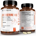 Premium Berberine HCL 730 מ"ג - 120 VCAPS Perfect tri Complex with non-GMO Jiaogulan & Quercetin