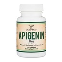 תוסף Apigenin - 50 מ"ג לקפסולה, 120 ספירה (Powerful Bioflavonoid Found in Chamomile Tea forlaxation, Sleep, and Mood) Senolytic Flavonols for Aging (Gluten Free) על ידי Double Wood