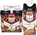 חלב שרירים Genuine חלבון Shake,S'more, 25g חלבון, 11 Fl Oz (Pack of 4)