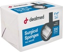 3 "x 3" x 3 "ספרים כירורגיים, 8-Ply, Non-Woven Absorbent Gauze Sponges for Wound Care, First Aid Kits and Medical מתקנים, 200 Count (Pack of 1)