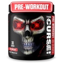 JNX SPORTS The Curse! אבקת עבודה מוקדמת לגברים ונשים, קפאין, Beta-Alanine, Creatine, L-Citrulline, 30 משרתים, Watermelon Flavor - Boost Energy, Power & Focus