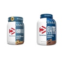 Dimatize אבקת חלבון ISO100 hydrolyzed חלבון, 25 גרם של 100% Whey Isolate חלבון, שוקולד Gourmet, 20 משרתות אבקת חלבון עלית סידן, 100% Micellar Casein, שוקולד עשיר, 4 פאונד