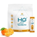 Cellutrex® H2O אלקטרוליטים - אבקת אלקטרוליטית שותה Mix, Zero Sugar, Natural Salt hydrotion Packets for Recovery and Wellness, Orange, 20 Sticks