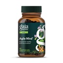 גאיה Herbs Agile Mind - Brain & Cognitive Support Herbal Supplements - עם שורשים אורגניים Turmeric Root, Bacopa, Black Pepper, וג'ינקגו בילובה - 60 נוזל Phyto-Capsules (30 יום אספקה)