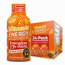 ויטמין אנרגיה Immune + תוספת כוח אנרגיה לירות כתום Burst 24 Pack, 260 מ"ג טבעי Caffeine, B-Vitamins, Citicoline, תה ירוק, Immunity & Focus תמיכה, Zero Sugar, Gluten-Free1.93 floz
