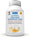 ANDREW LESSMAN Ultimate Calcium Intensive Care עם ויטמין D3 ו-K2 MK7-120 mcg - 720 קפסולות - עצם ו-Sskeleton Health Essentials. קל ל-Swallow, Super Soluble. אין תוספת